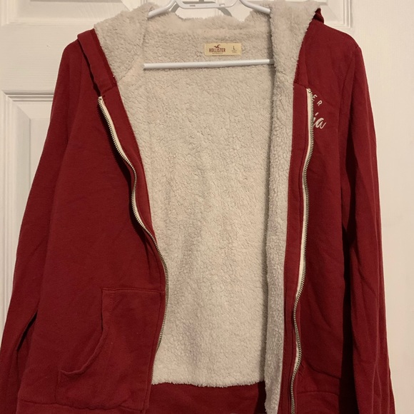 Hollister jacket with sherpa - Picture 2 of 4